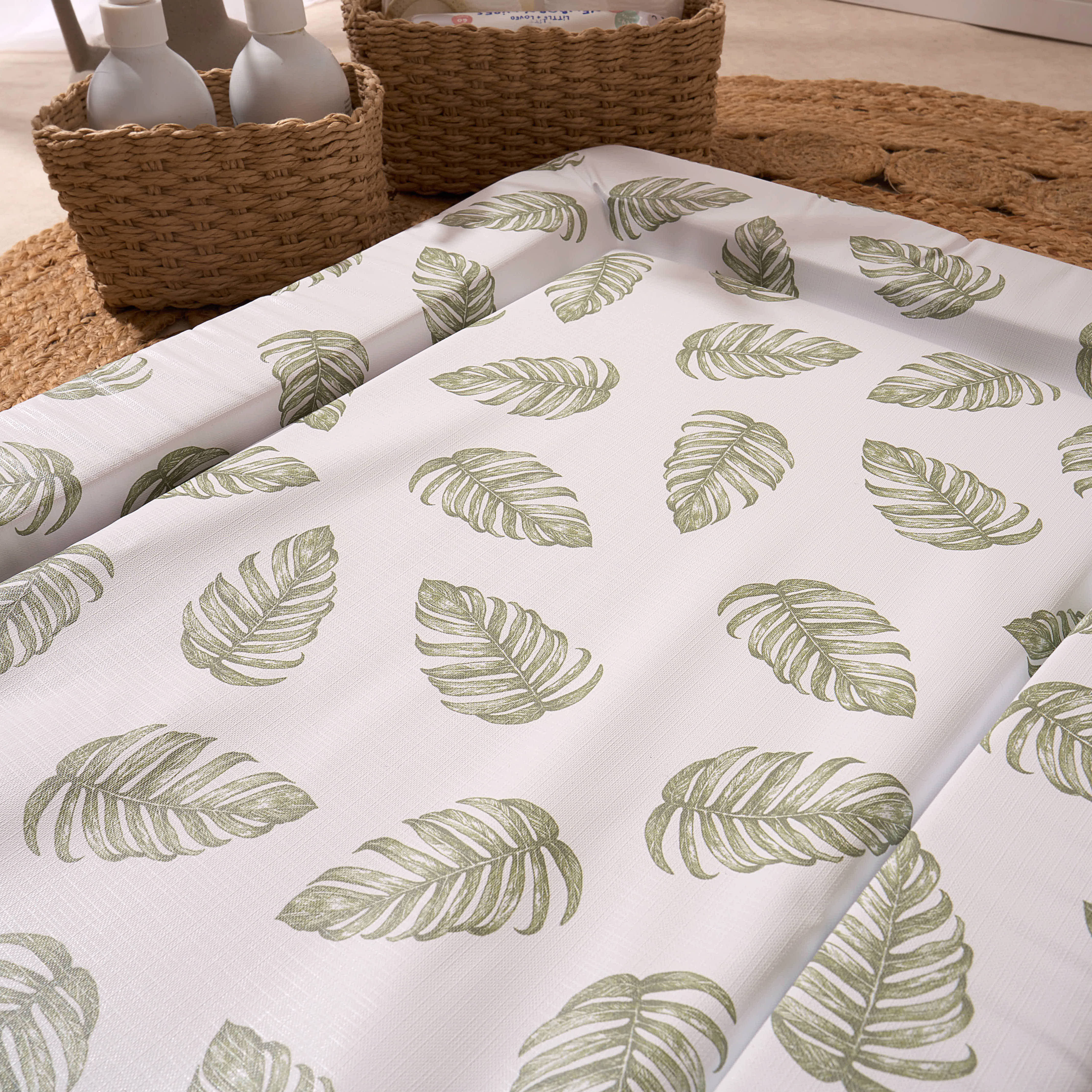 Baby Changing Mat Palm Bay - Lush Green - The Tiny Bed Company™