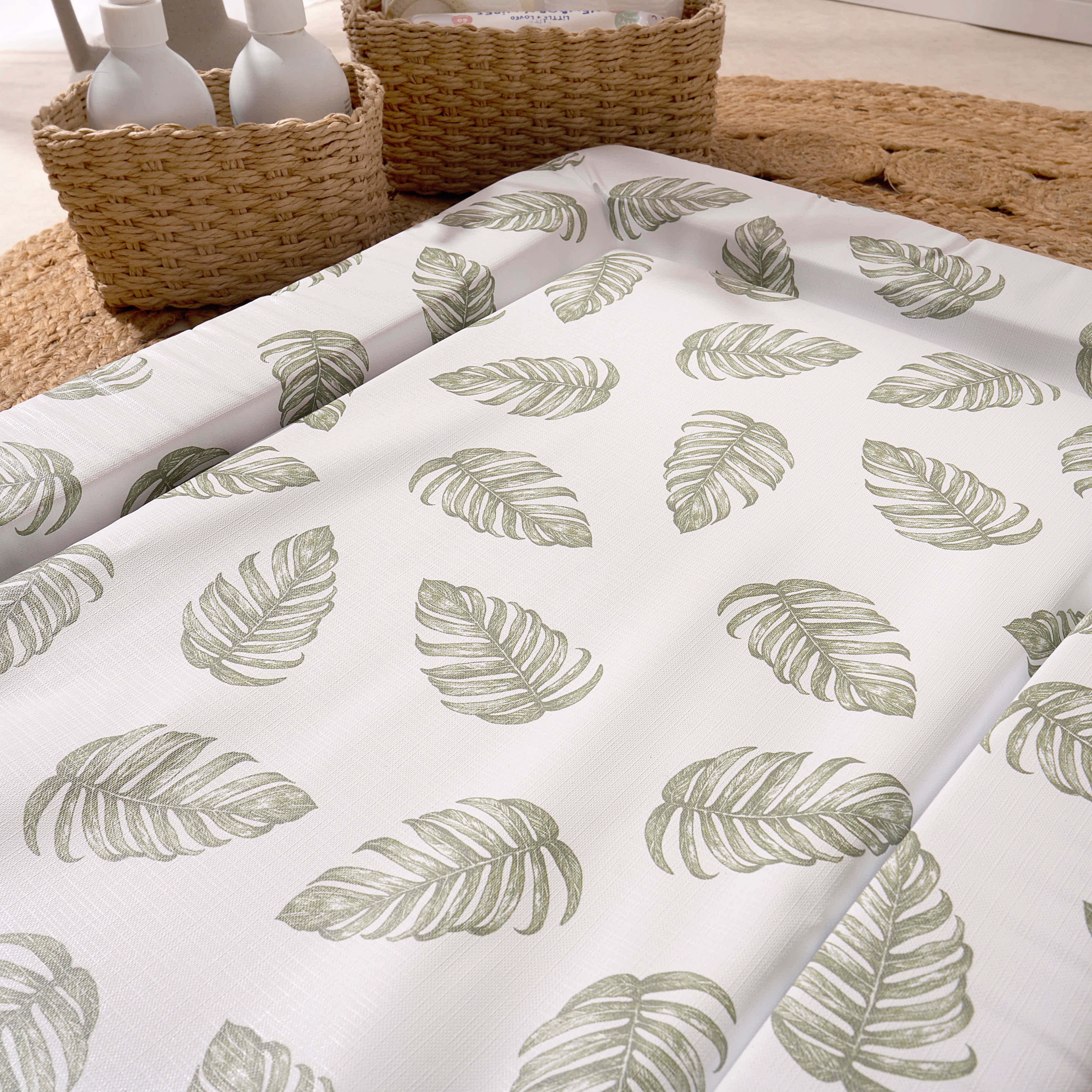 Baby Changing Mat Palm Bay - Lush Green - The Tiny Bed Company™