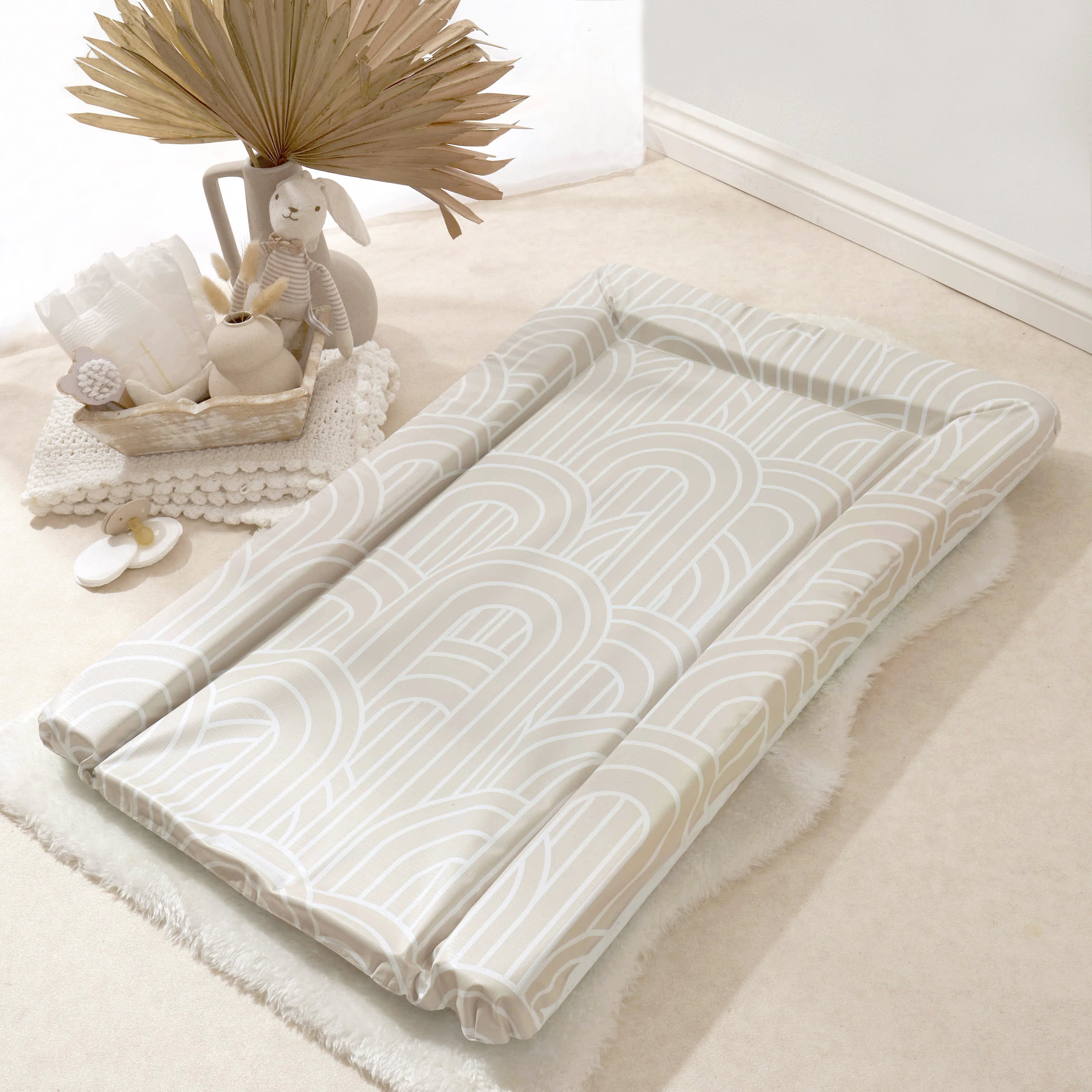Baby Changing Mat Melbourne - Greige - The Tiny Bed Company™