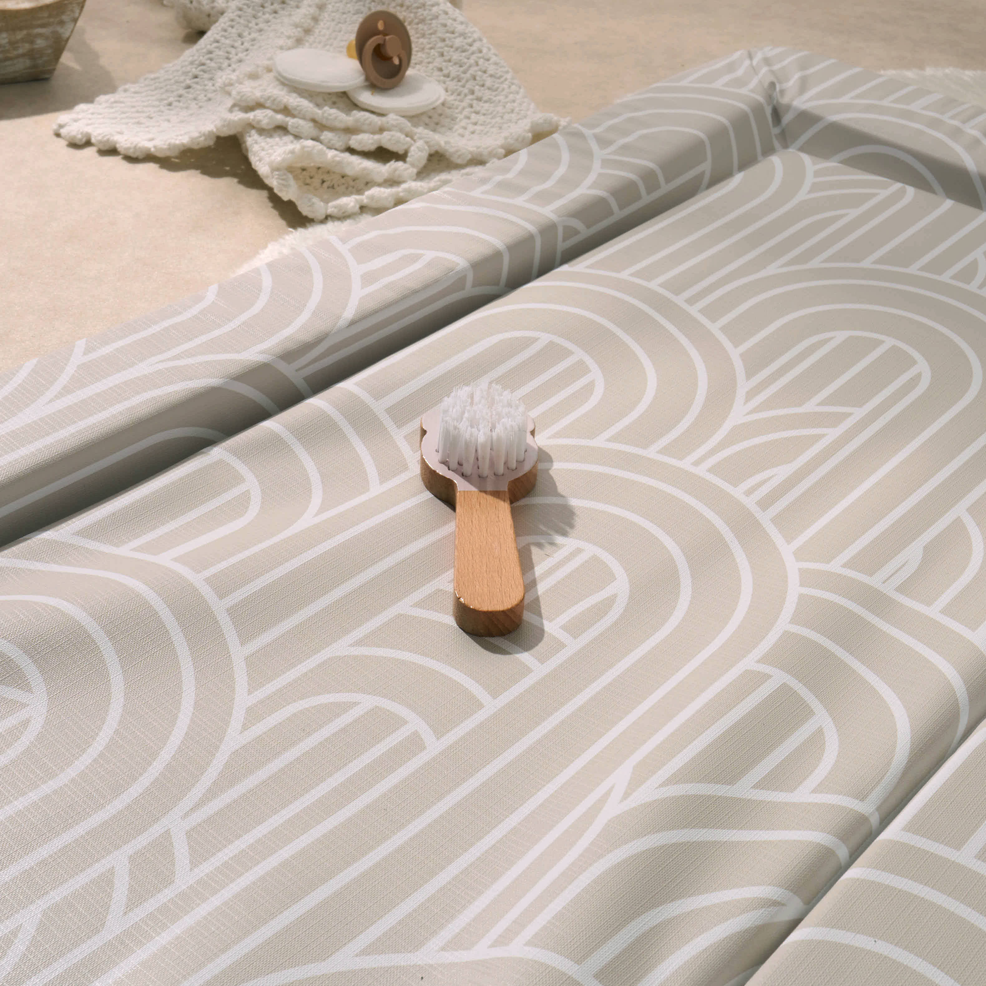 Baby Changing Mat Melbourne - Greige - The Tiny Bed Company™