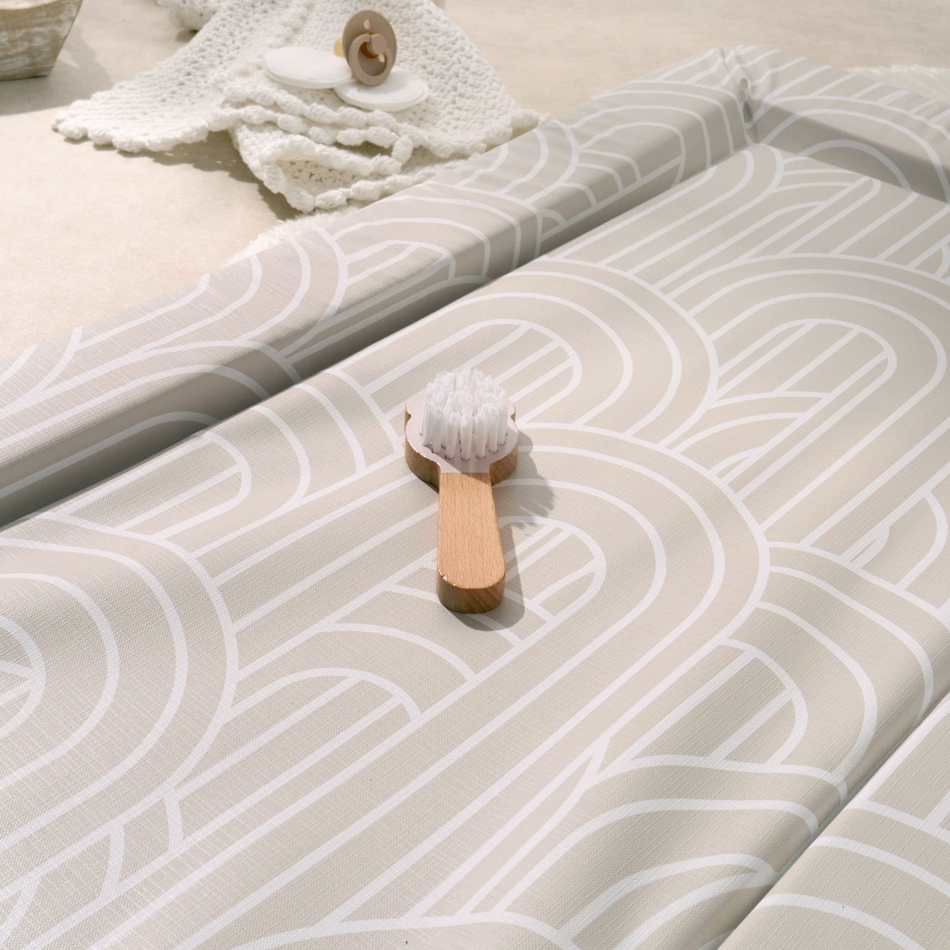 Baby Changing Mat Melbourne - Greige - The Tiny Bed Company™