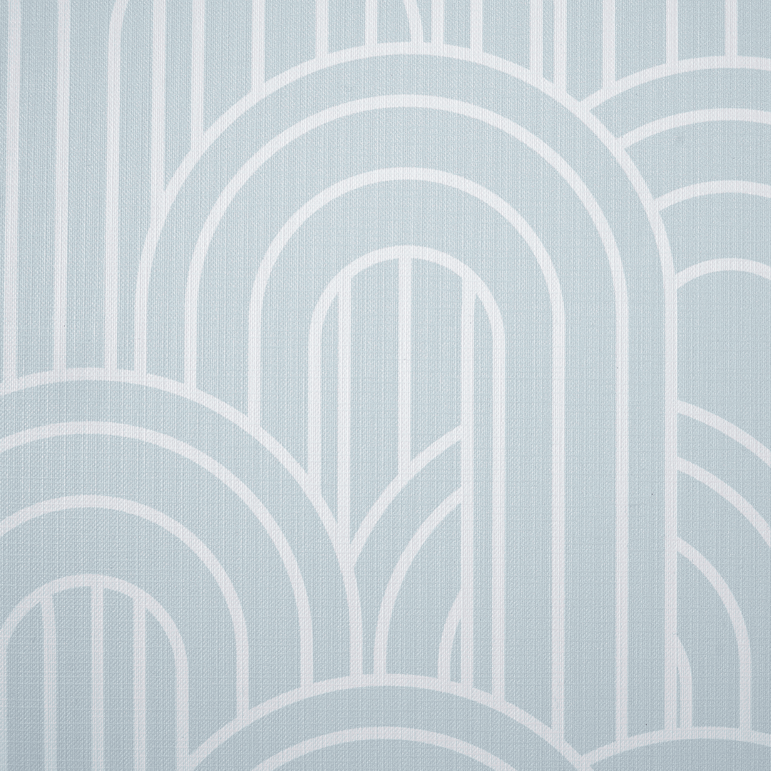 Basket Changing Mat - Melbourne (Ocean Blue) - The Tiny Bed Company™