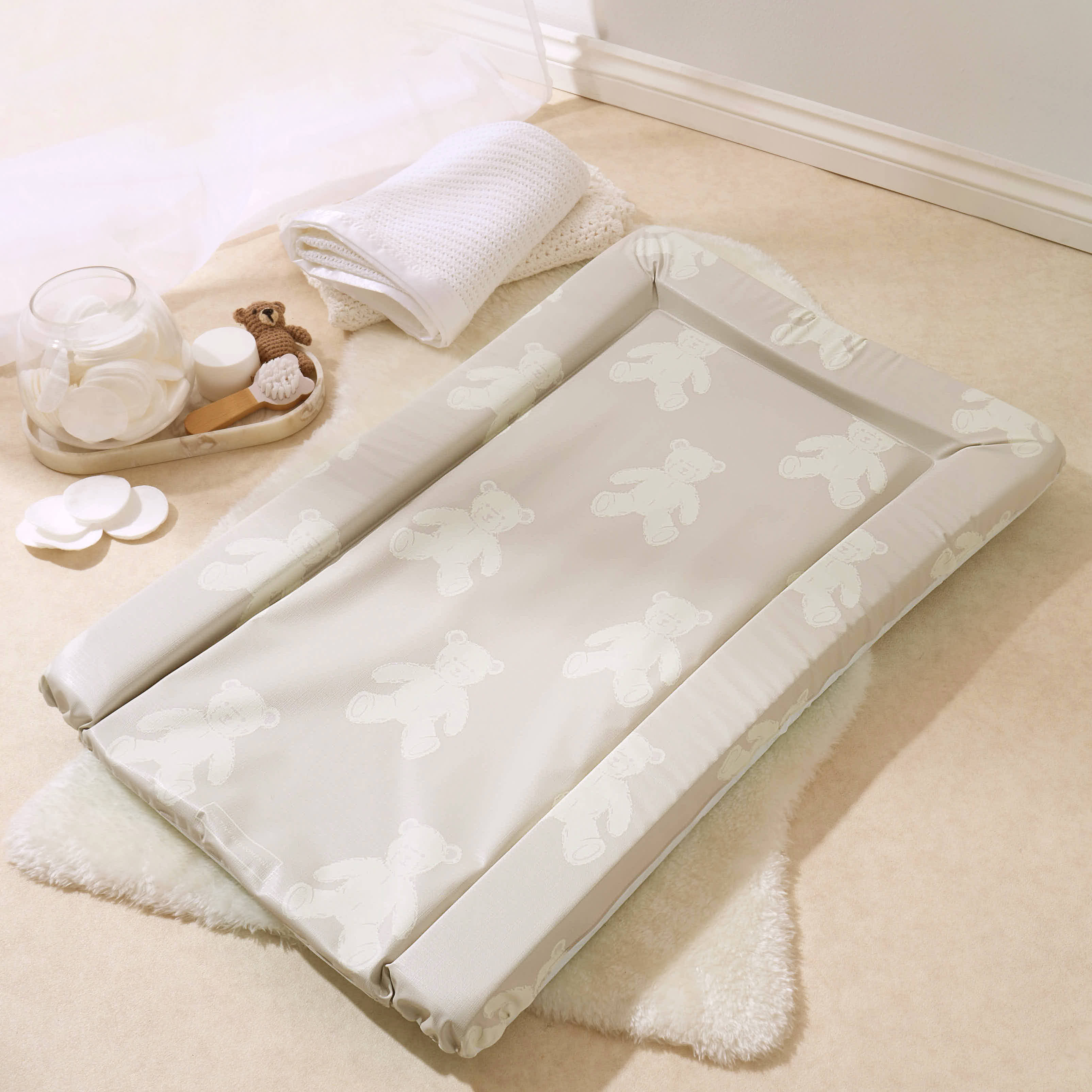 Baby Changing Mat - Hudson Bear - The Tiny Bed Company™