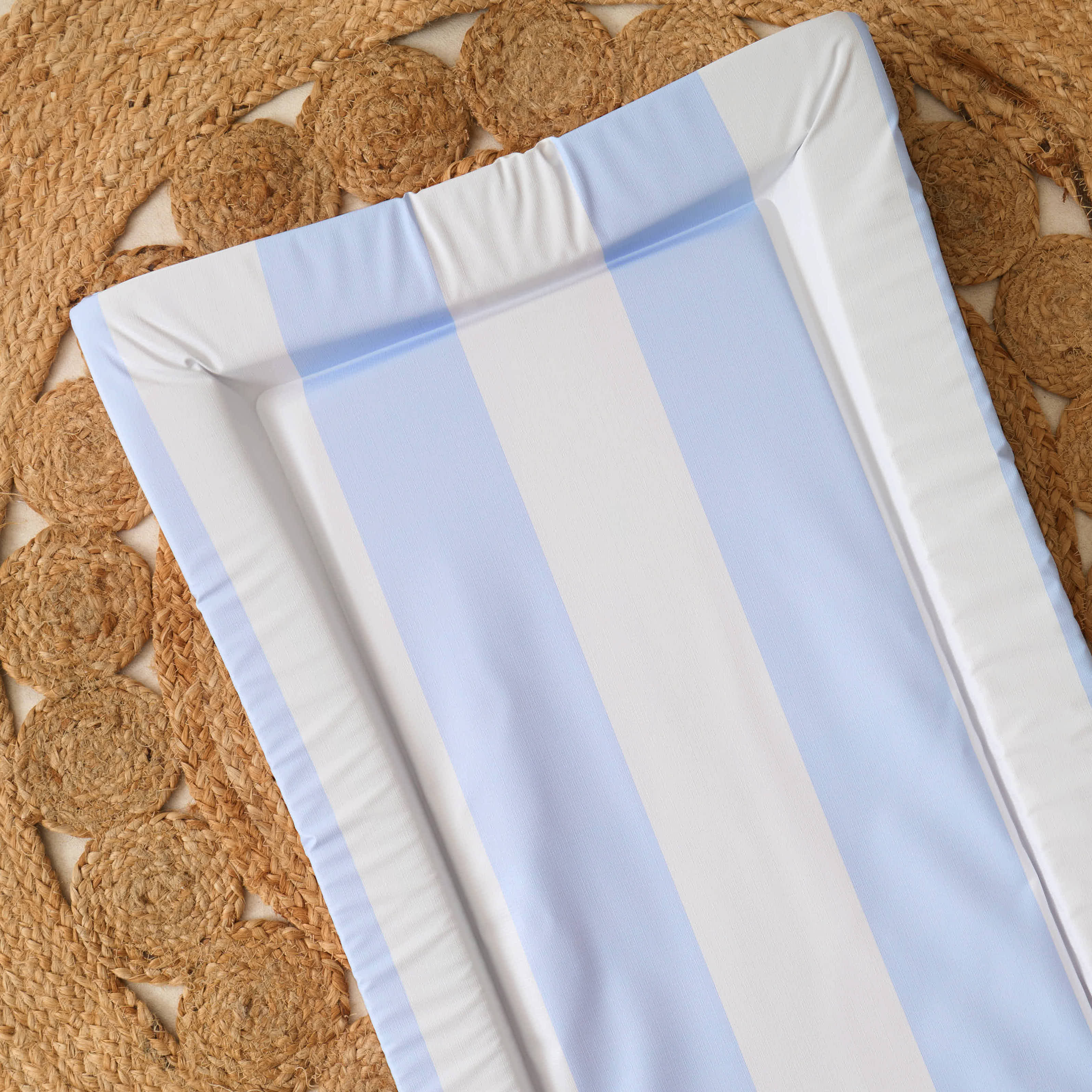 Baby Changing Mat Hamptons - Soft Blue - The Tiny Bed Company™