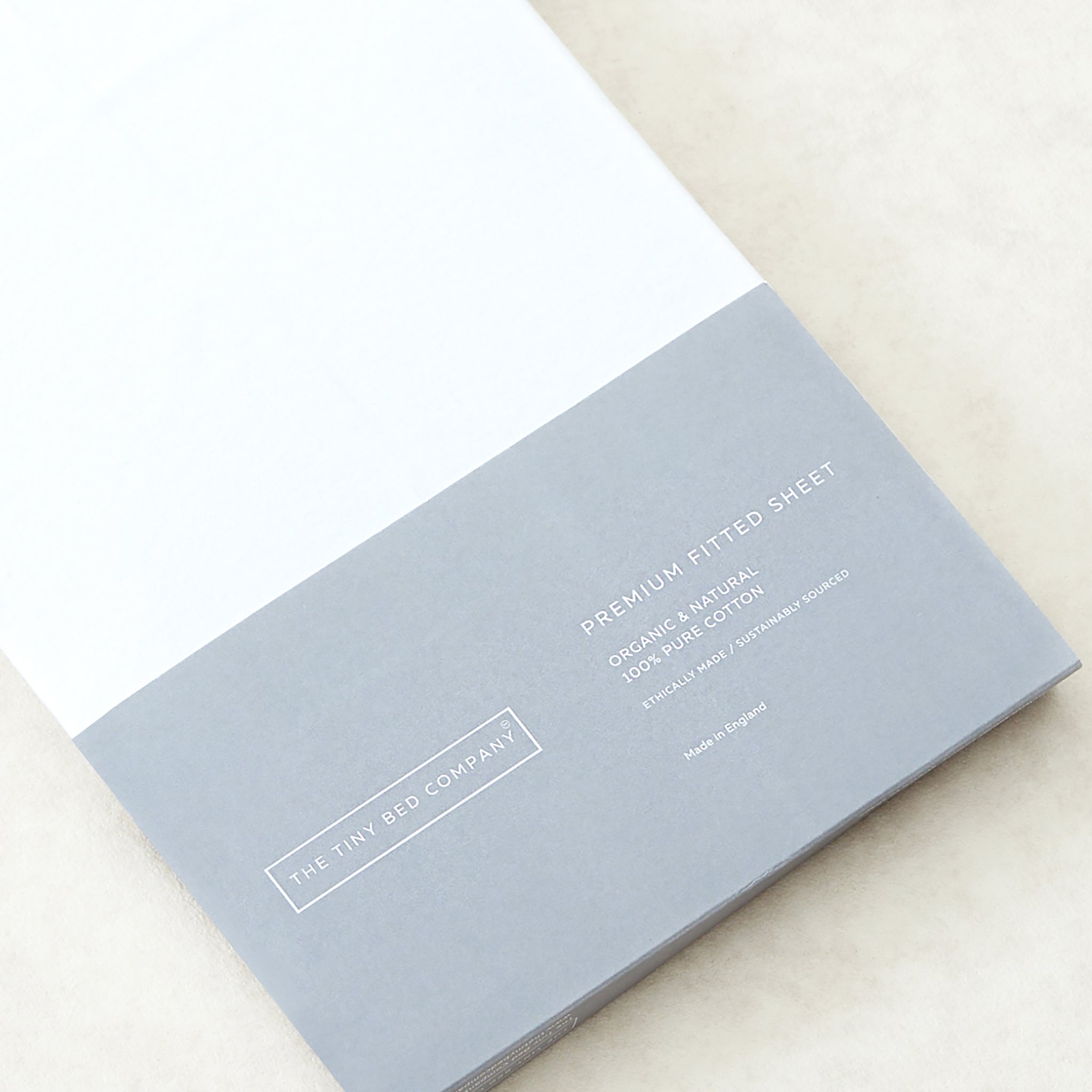 Premium Organic 100% Cotton Fitted Sheet to fit Joie Commuter Logan – 100 x 69cm - The Tiny Bed Company™