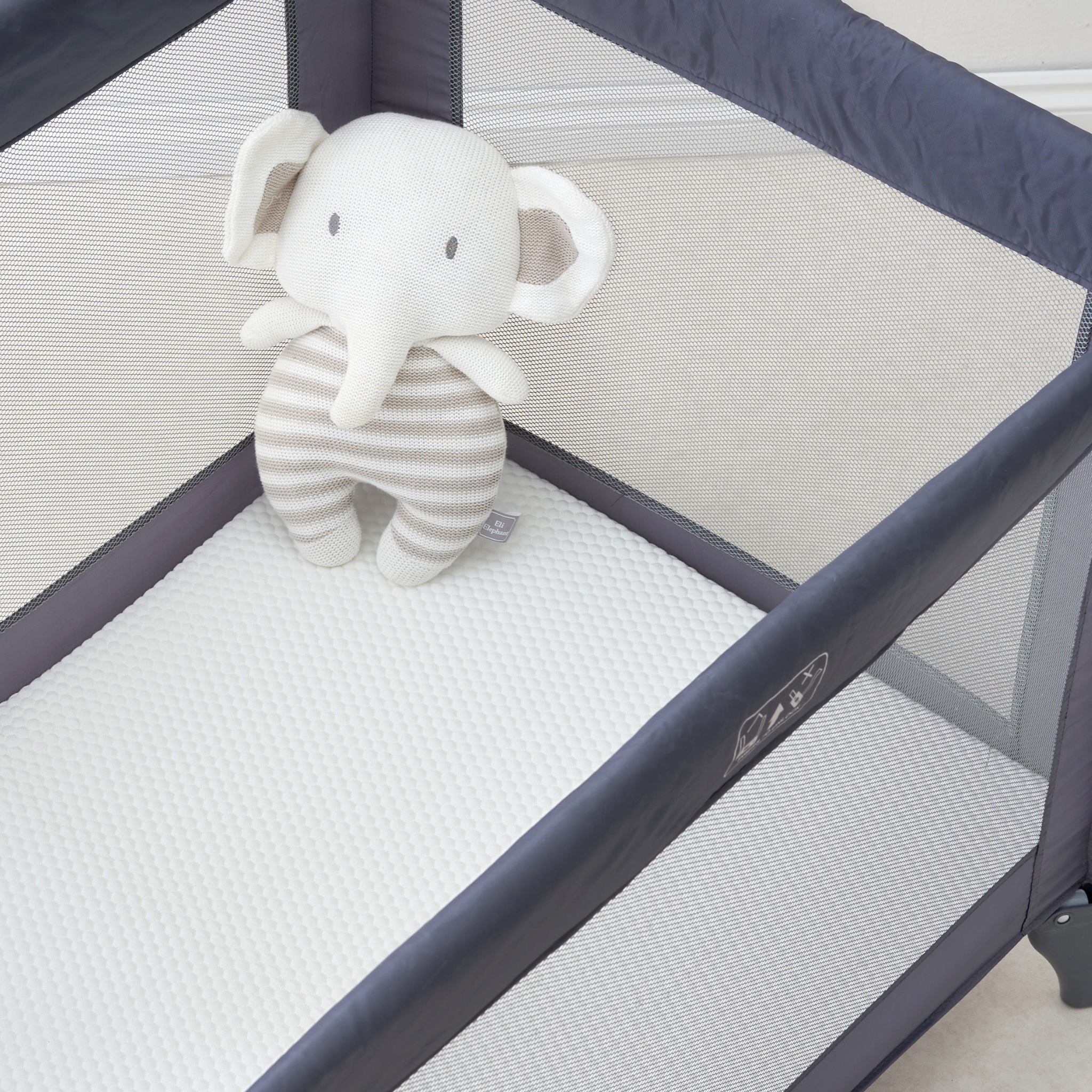 Tiny Dreamer Natural™ - Coconut Coir & 100% Wool Folding Travel Cot Mattress (104 x 74cm) - The Tiny Bed Company™