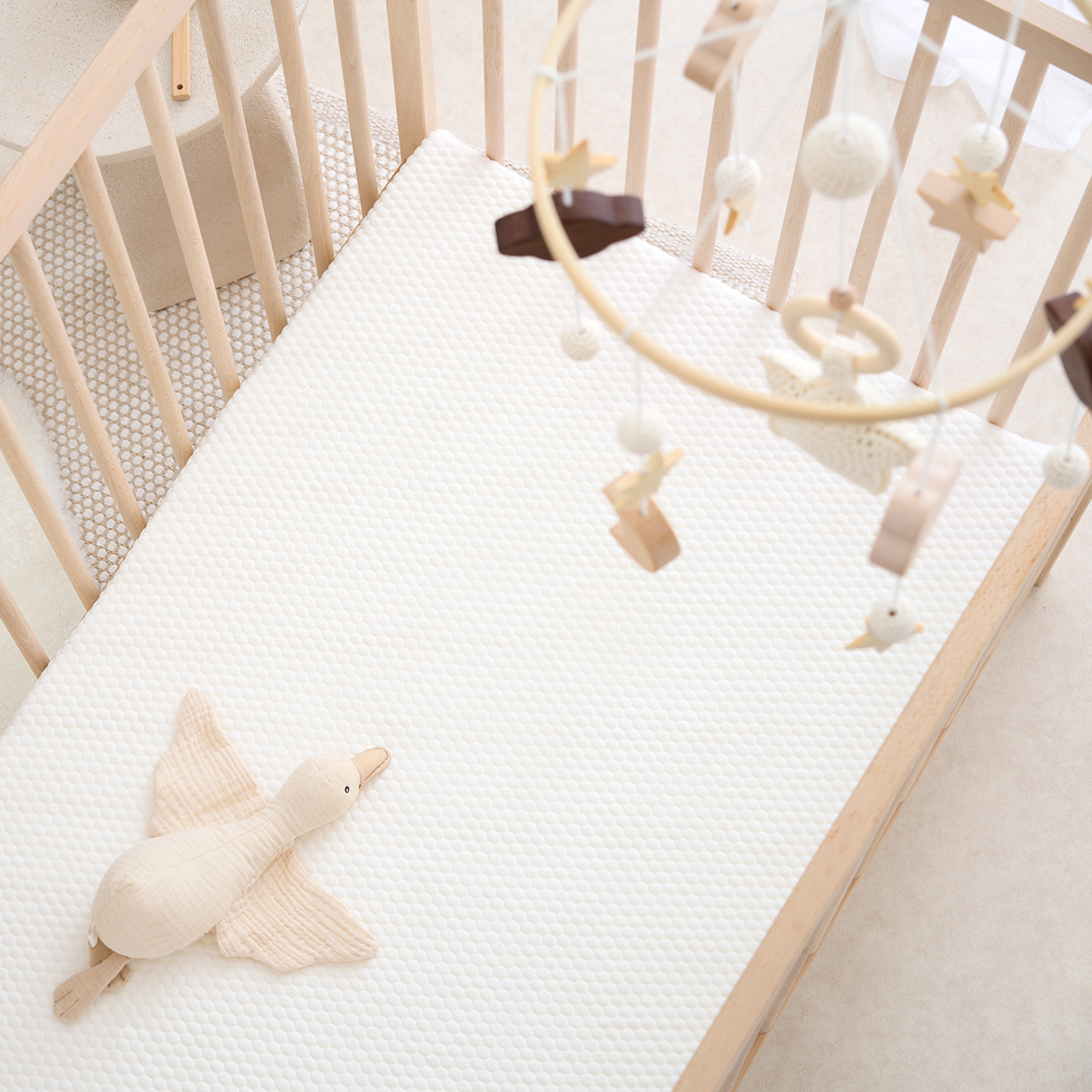 Tiny Dreamer Natural™ - Organic Coconut Coir & 100% Wool Cot Bed Mattress (140 x 70cm) - The Tiny Bed Company™