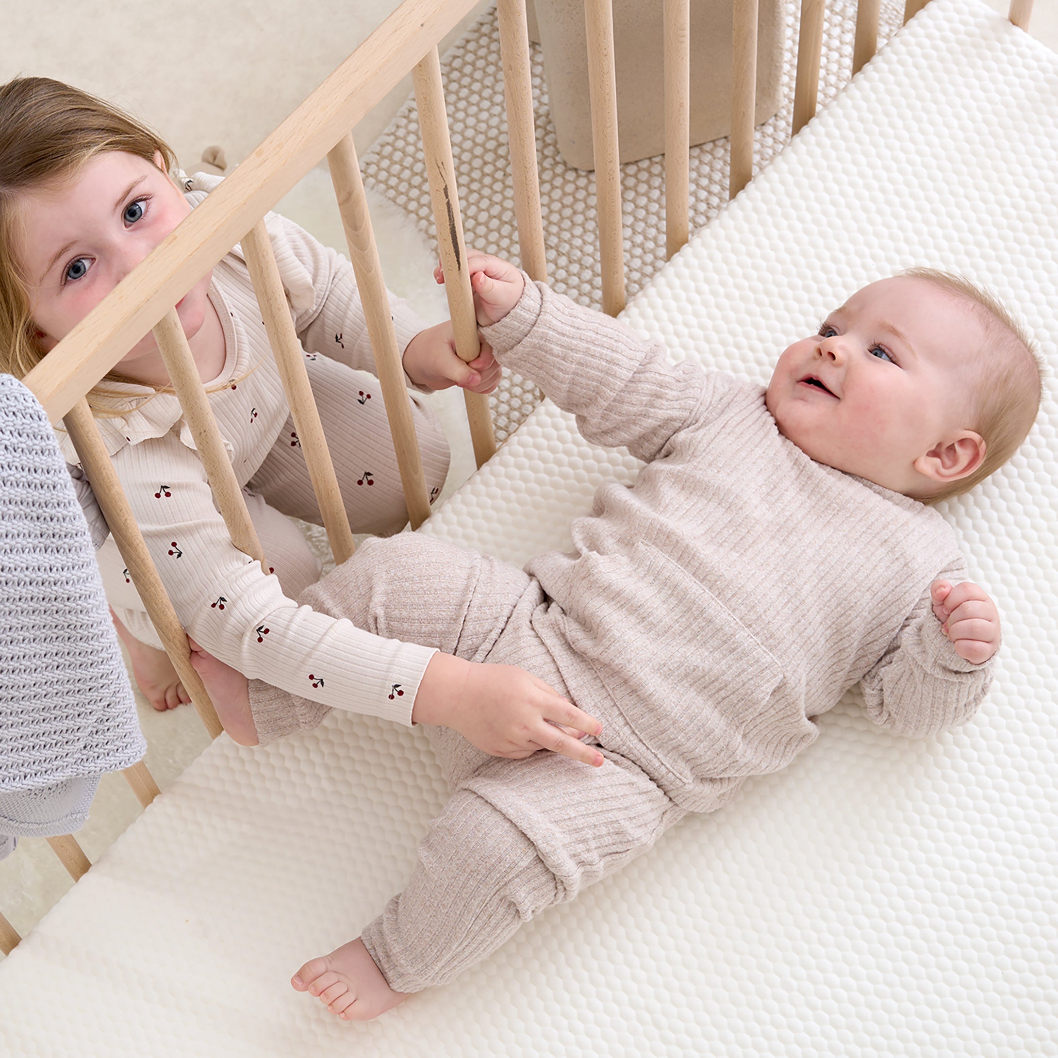 Tiny Dreamer Essentials™ - Advanced Coil Spring Support Cot Bed Mattress (140 x 70cm) - The Tiny Bed Company™