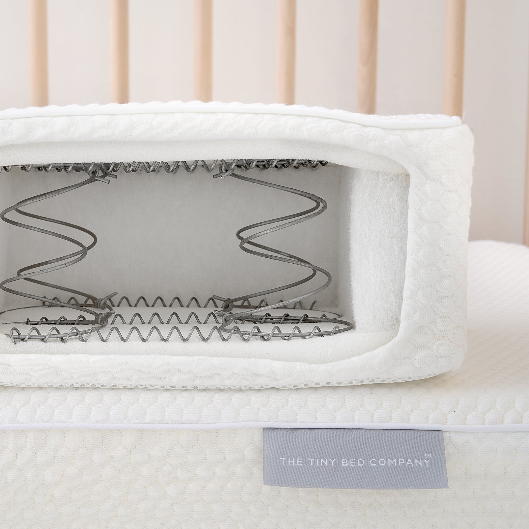 Tiny Dreamer Essentials™ - Advanced Coil Spring Support Cot Mattress (160 x 80cm) - The Tiny Bed Company™