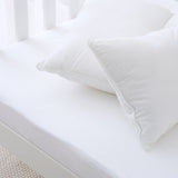 Premium Quality Certified Organic Cotton Single Bed Fitted Sheet -190 x 90cm - The Tiny Bed Company™