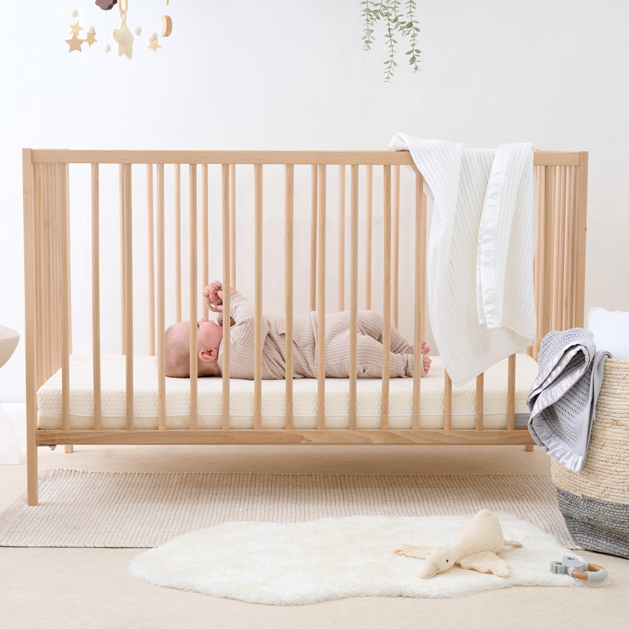 Tiny Dreamer Natural™ - Organic Coconut & 100% Wool Cot Mattress (120 x 60cm) - The Tiny Bed Company™