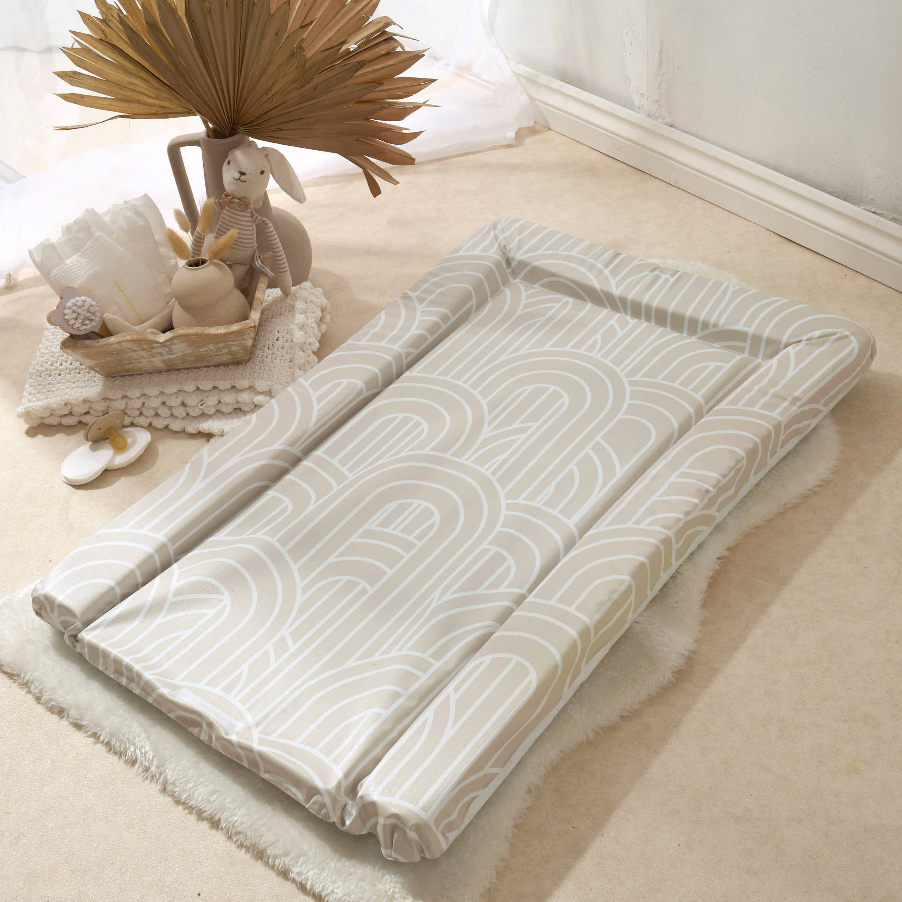 Baby Changing Mat Melbourne - Greige - The Tiny Bed Company™
