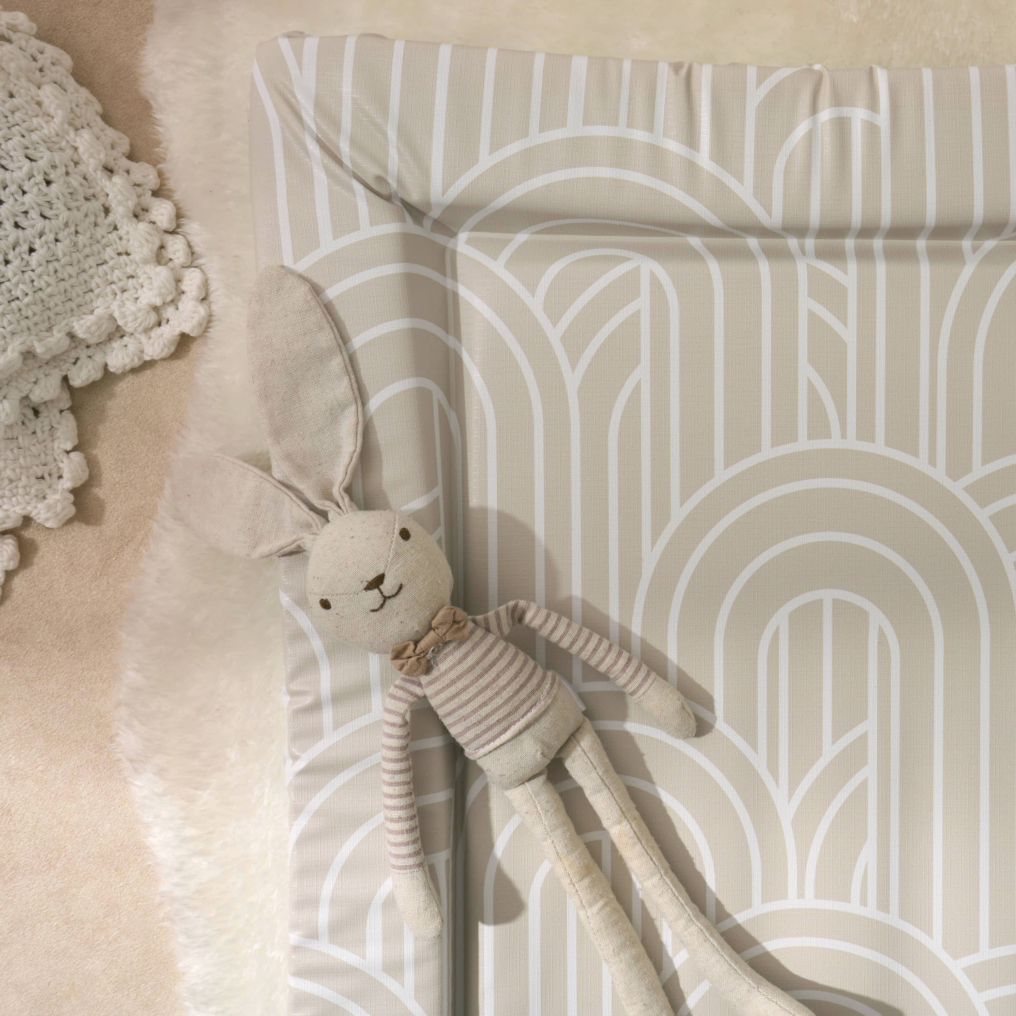 Baby Changing Mat Melbourne - Greige - The Tiny Bed Company™