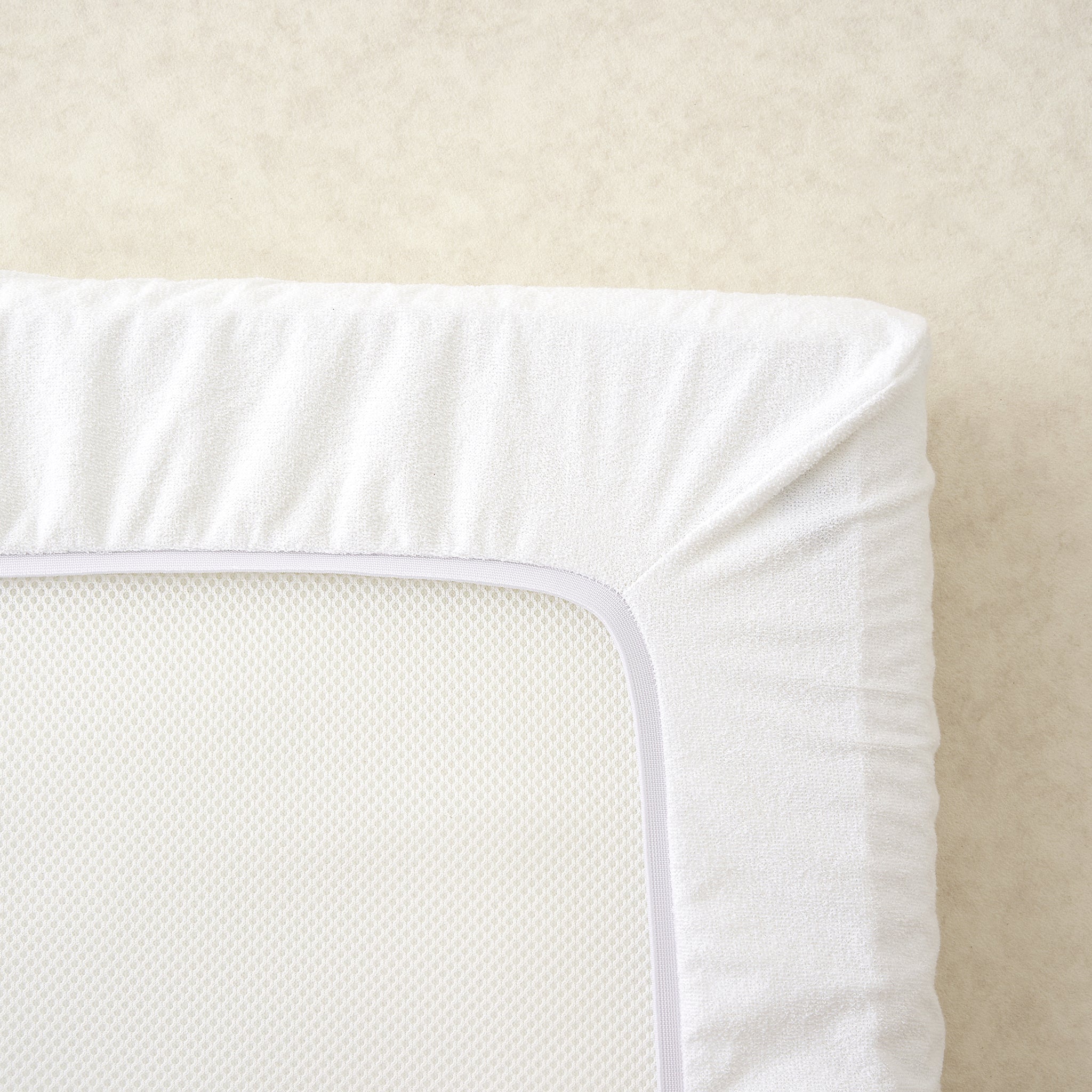 Waterproof Fitted Mattress Protector to fit Nuna Sena Aire Travel Cot - 94 x 66cm - The Tiny Bed Company™
