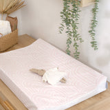 Anti-Roll Changing Mat - Melbourne (Powder Pink) - The Tiny Bed Company™