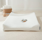 Luxury White Fabric Anti-Roll Changing Mat - The Tiny Bed Company™