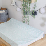 Anti-Roll Changing Mat - Melbourne (Ocean Blue) - The Tiny Bed Company™