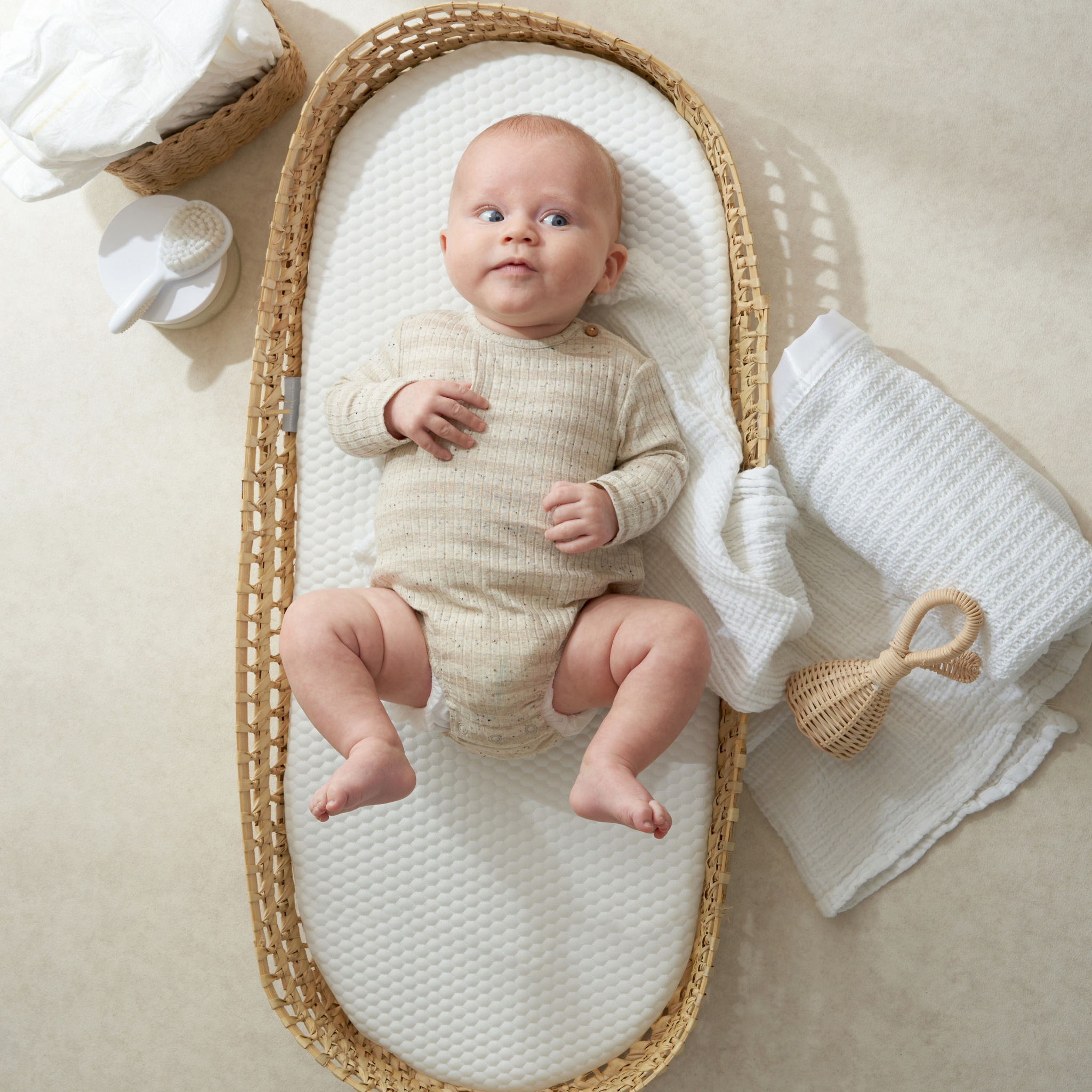 Changing top pad basket