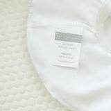 Premium Quality Certified Organic 100% Cotton Fitted Sheet For Travel Cot - 95 x 65cm - The Tiny Bed Company™